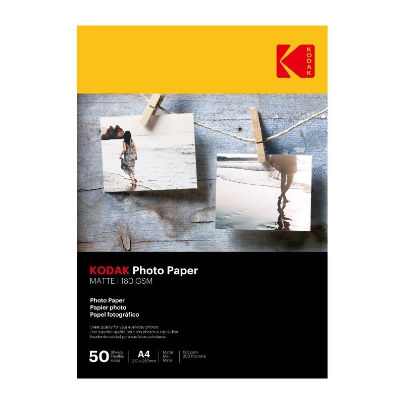 Kodak Photo Paper Matte 180gsm A4 50 Sheets/Product Detail/Cameras