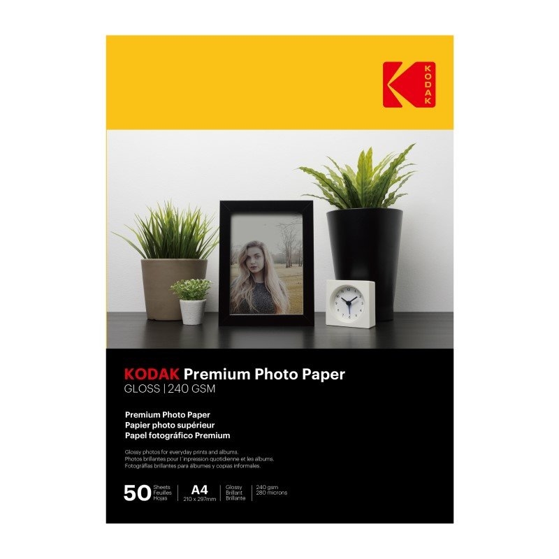 Kodak Photo Paper Gloss 250gsm A4 50 Sheets/Product Detail/Cameras