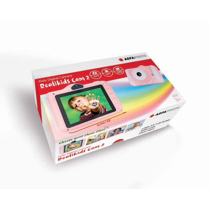 AgfaPhoto Realikids 2 Digital Camera Colour: Pink/Product Detail/Cameras