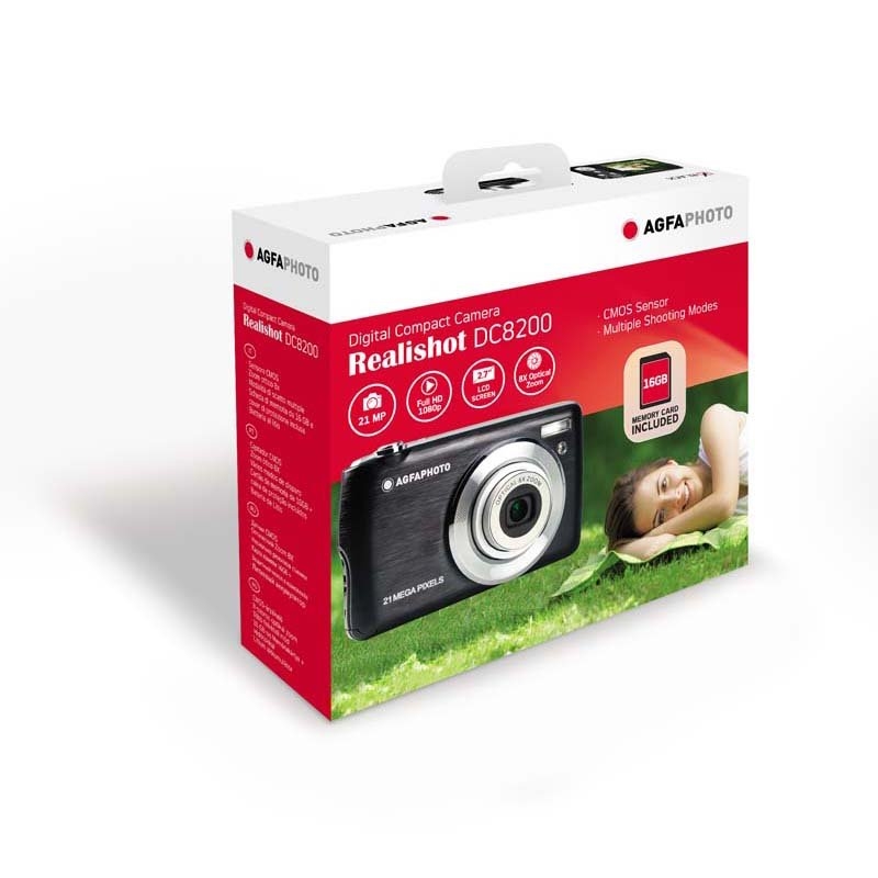 AgfaPhoto Realishot DC8200 Digital Camera Colour: Black/Product Detail/Cameras