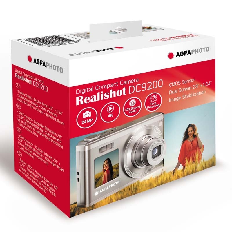 AgfaPhoto Realishot DC9200 Digital Camera Colour: Silver/Product Detail/Cameras