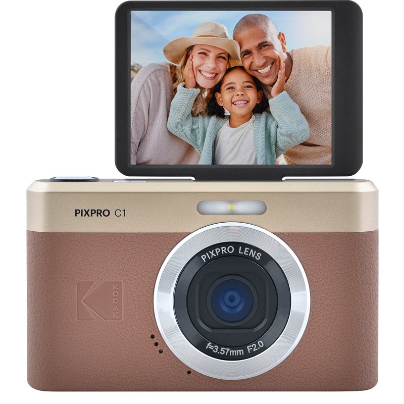 Kodak Pixpro C1 Digital Compact Camera Brown/Product Detail/Cameras