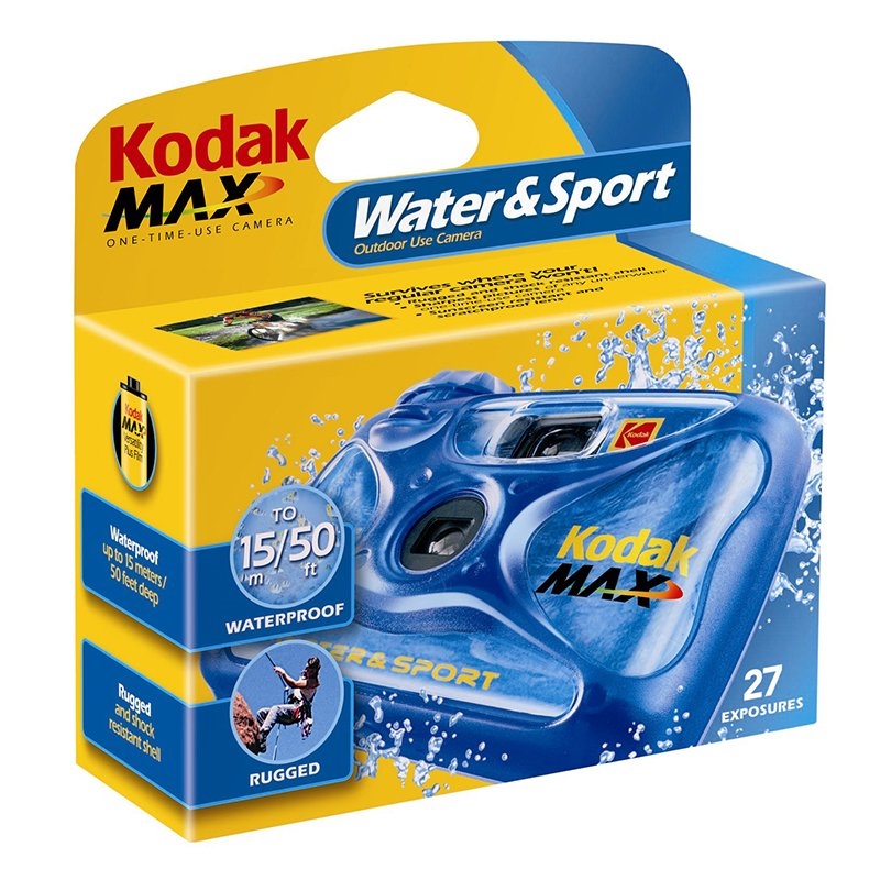 Kodak One Time Use Cameras Water &  Sport 27 Exposure/Product Detail/Cameras