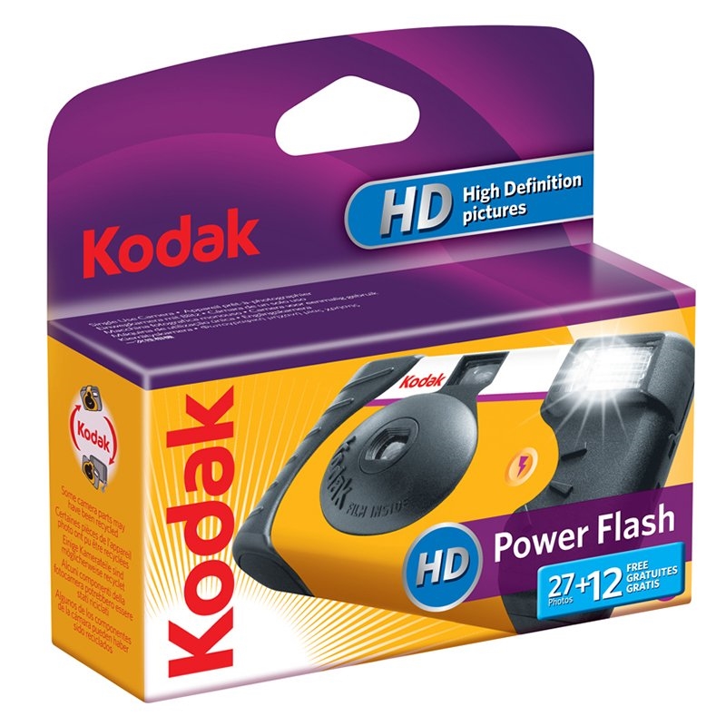Kodak One Time Use Cameras HD Power Flash 27 + 12 Exposure/Product Detail/Cameras