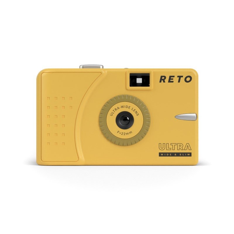 RETO Ultra Wide & Slim Film Camera Colour: Muddy Yellow/Product Detail/Cameras