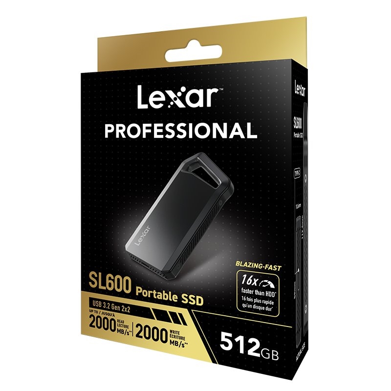 Lexar SL600 BLAZE GAMING Portable Solid State Drive SSD up to 2000MB/s read Capacity: 512GB/Product Detail/Electronics