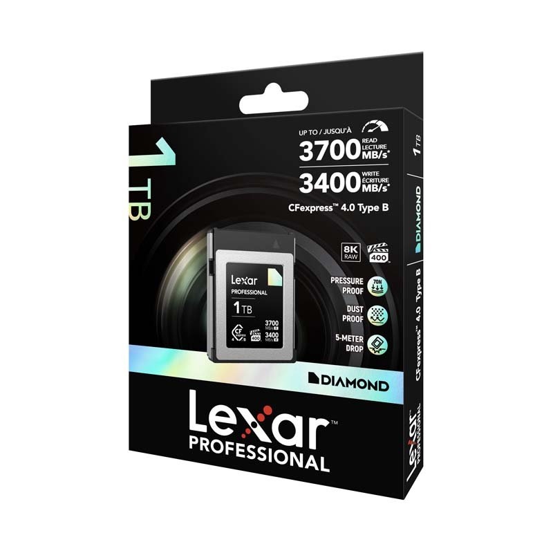 Lexar Professional CFexpress 4.0 Type B Diamond Series Card Capacity: 1TB/Product Detail/Electronics
