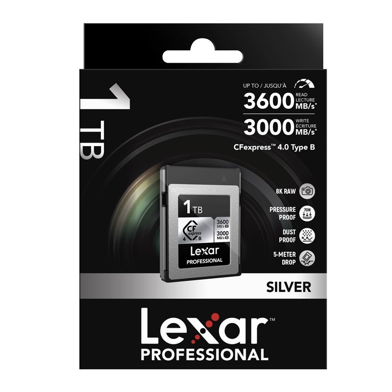 Lexar Professional SILVER CFexpress 4.0 Type B Card Capacity: 1TB/Product Detail/Electronics