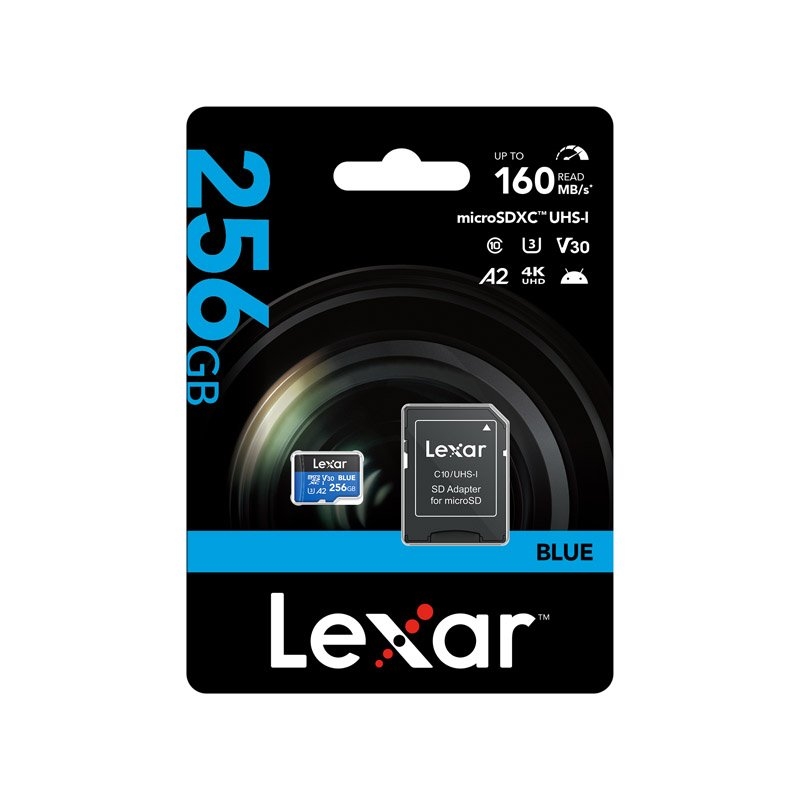 Lexar BLUE microSDXC UHS-1  SDMI Card Capacity: 256GB/Product Detail/Electronics