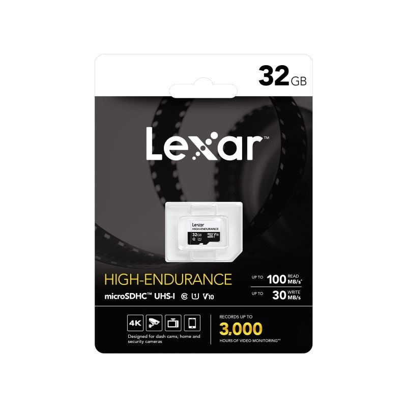 Lexar High-Endurance microSDHC/microSDXC UHS-I cards Capacity: 32GB/Product Detail/Electronics