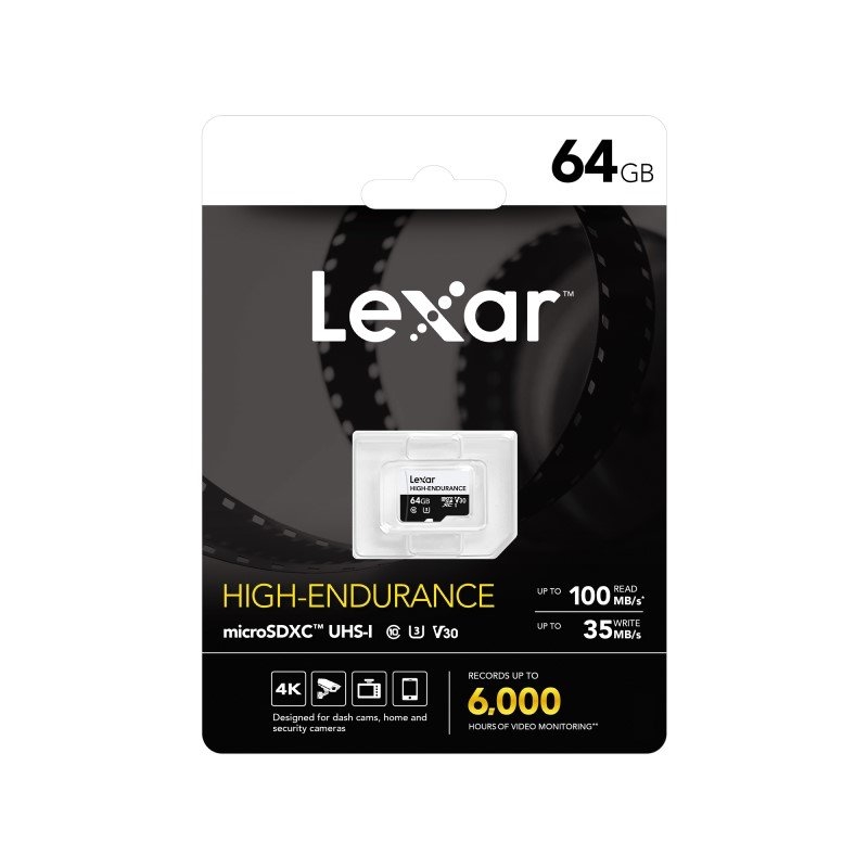 Lexar High-Endurance microSDHC/microSDXC UHS-I cards Capacity: 64GB/Product Detail/Electronics