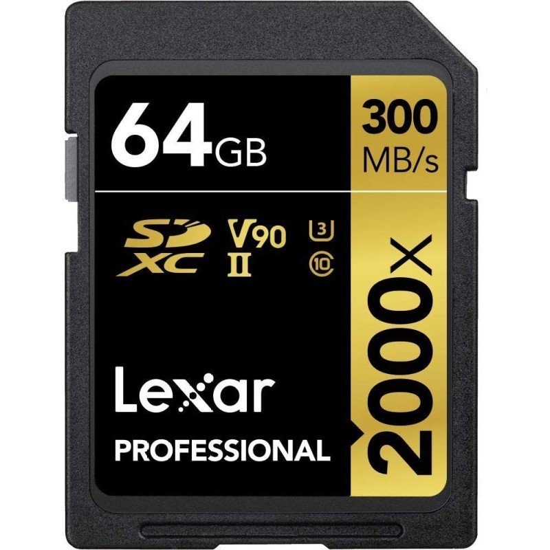 Lexar Professional 2000X SDHC/SDXC UHS-II SD Card Capacity: 64GB/Product Detail/Electronics