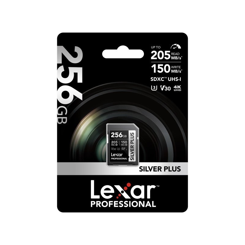 Lexar Professional SILVER PLUS SDXC UHS-I Card Capacity: 256GB/Product Detail/Electronics
