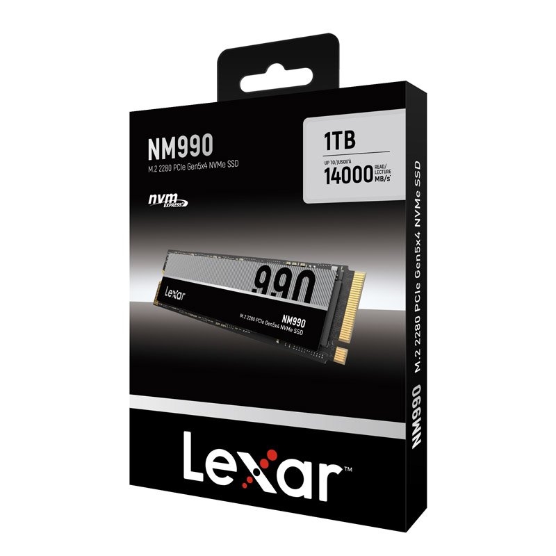 Lexar Internal NM990 M.2 2280 PCIe 5.0 NVMe SSD Capacity: 1TB/Product Detail/Electronics