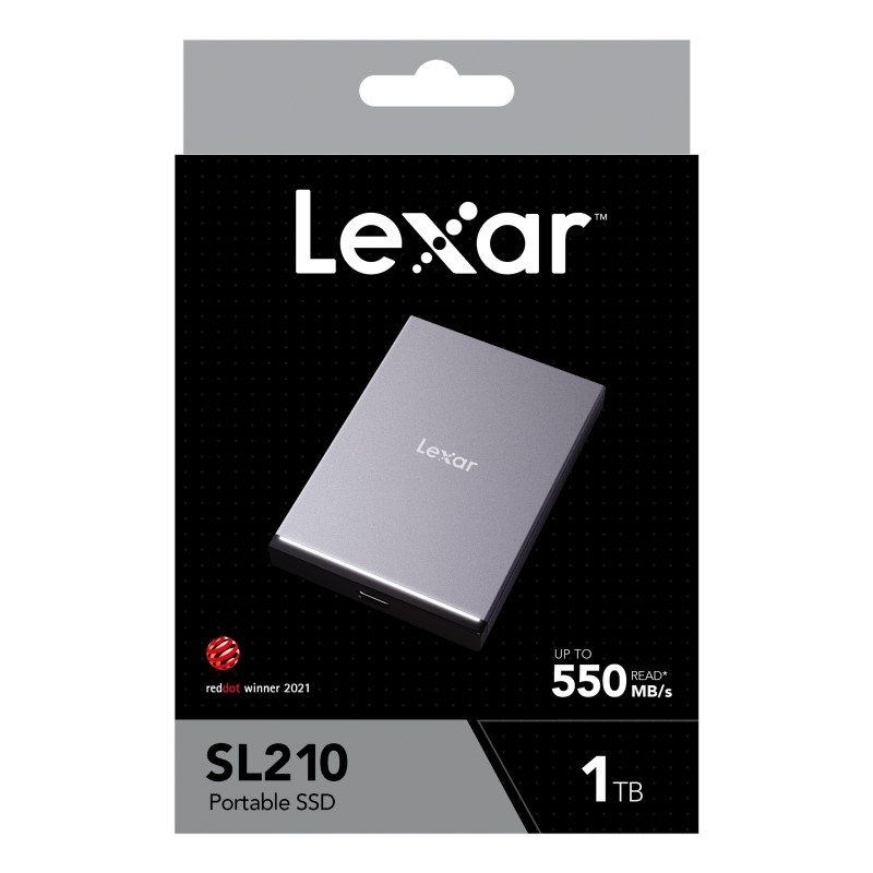 Lexar SL210 Portable Solid State Drive SSD up to 550MB/s read Capacity: 1TB/Product Detail/Electronics