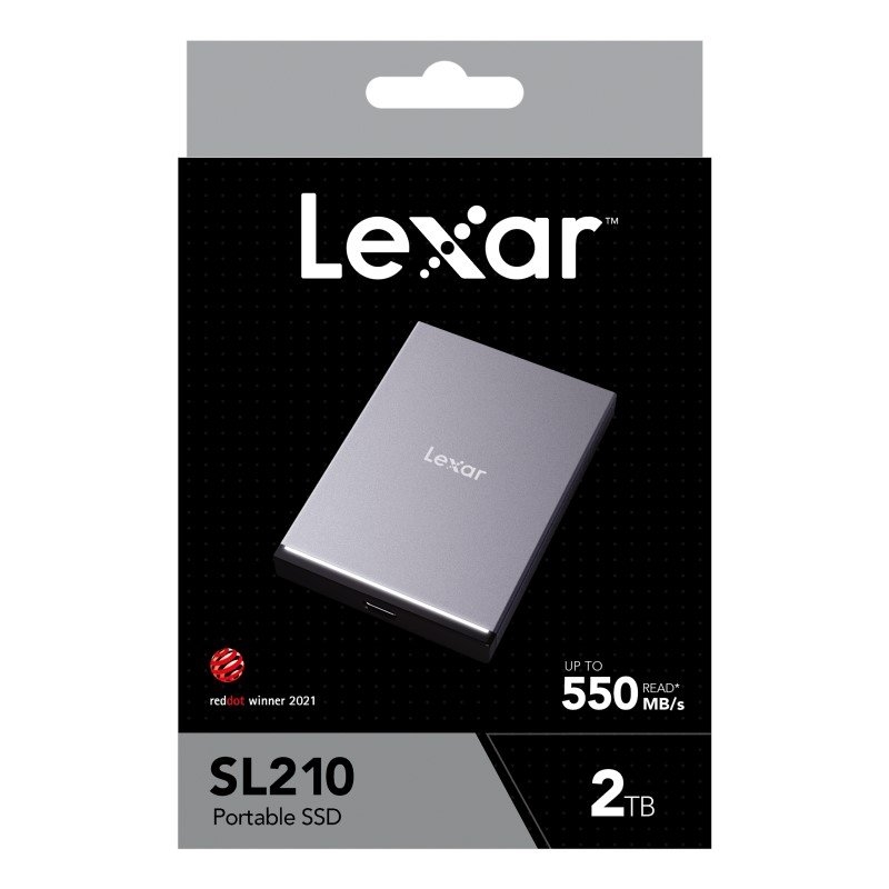 Lexar SL210 Portable Solid State Drive SSD up to 550MB/s read Capacity: 2TB/Product Detail/Electronics