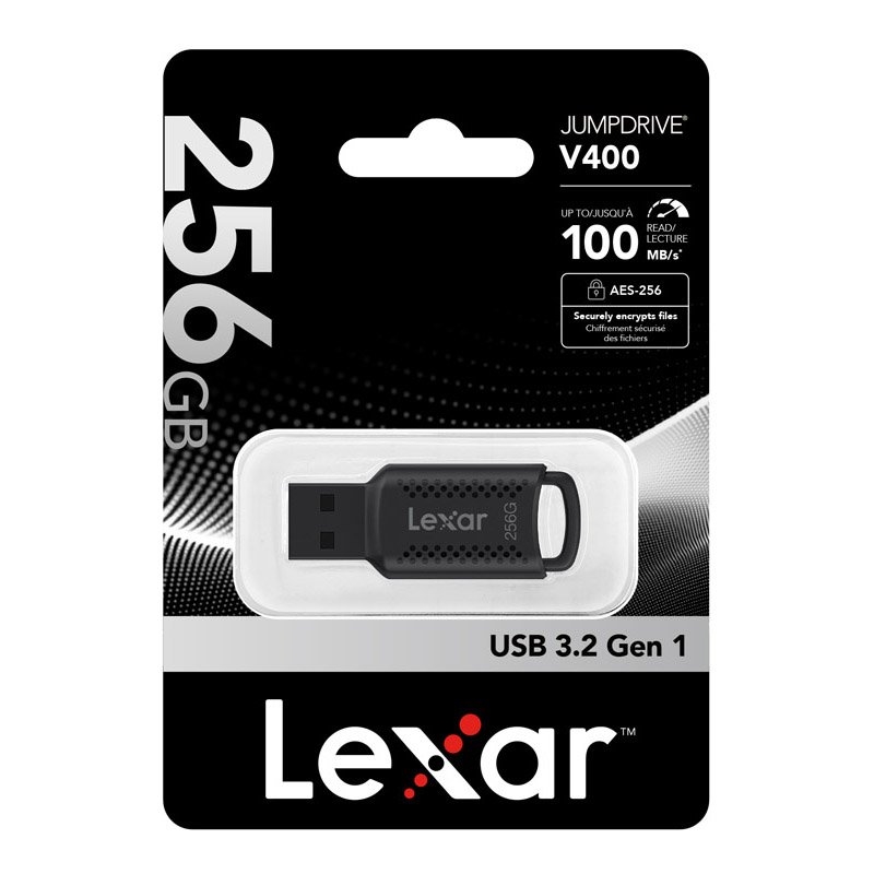 Lexar JumpDrive V400 USB 3.0 Flash Drive Capacity: 256GB Black/Product Detail/Electronics