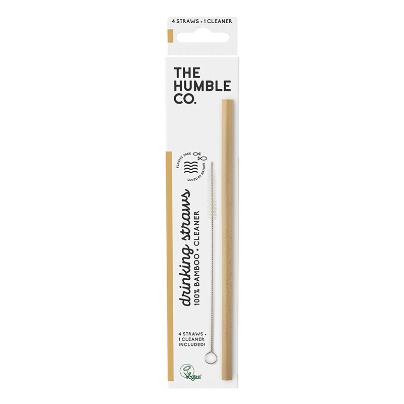 The Humble Co. Bamboo Straws 4 Pack/Product Detail/Drinkware
