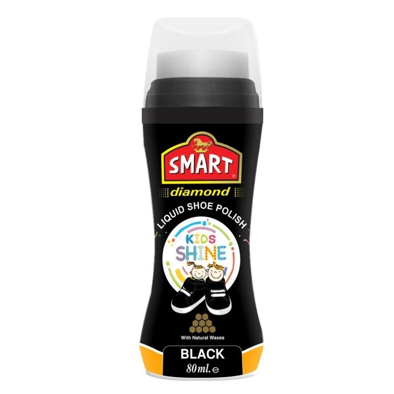 SMART Kids Shine Liquid Shoe Polish Black 80mL/Product Detail/Footwear
