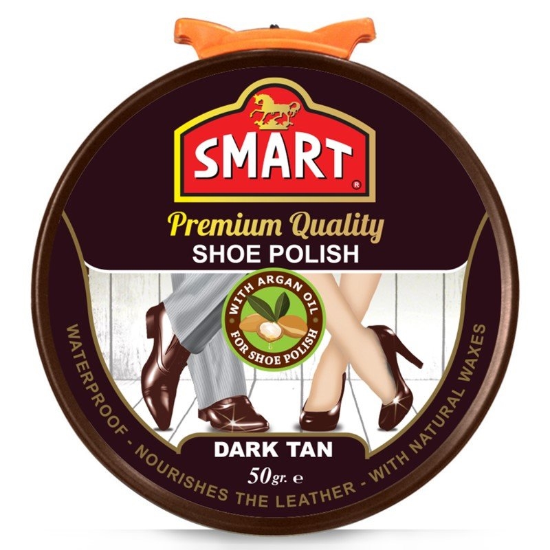 SMART Paste Shoe Polish 50g Colour: Dark Tan/Product Detail/Footwear
