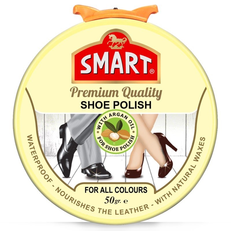 SMART Paste Shoe Polish 50g Colour: Neutral/Product Detail/Footwear