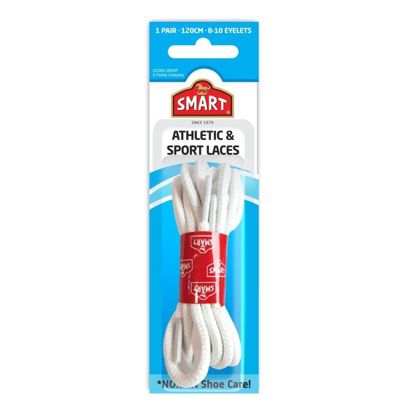 SMART Sports Laces White 120cm/Product Detail/Footwear