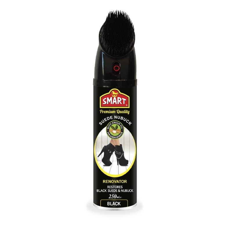 SMART Suede and Nubuck Renovator Spray Black 250mL/Product Detail/Footwear