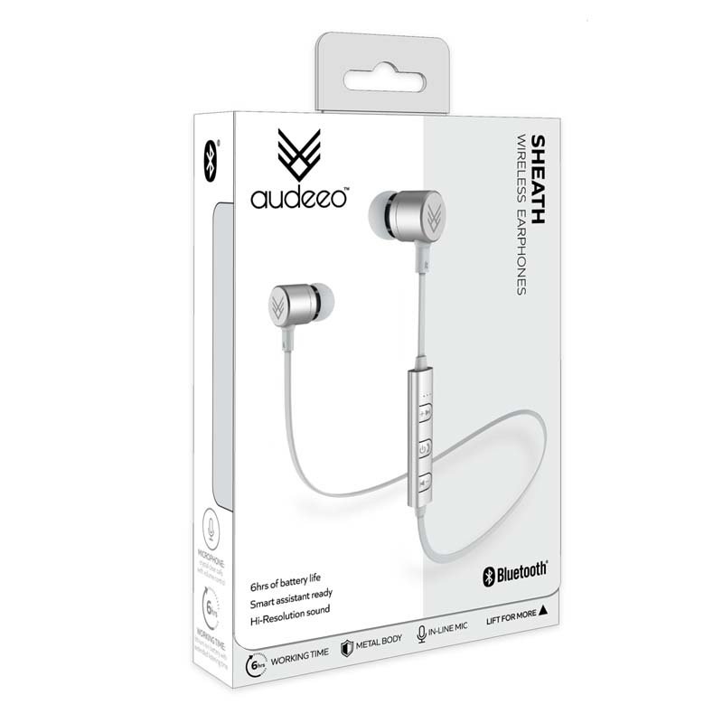Audeeo Sheath Wireless Bluetooth Metal Earphones/Product Detail/Headphones