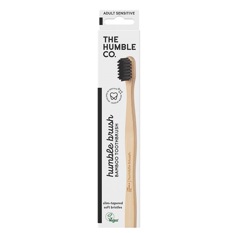 The Humble Co. Bamboo Toothbrush - Sensitive Black/Product Detail/Accessories