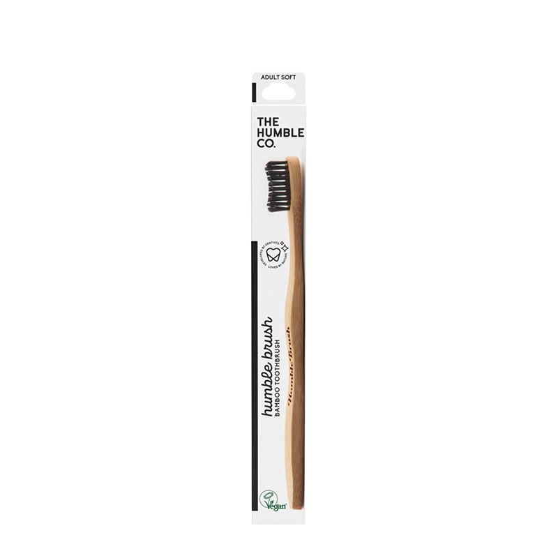 The Humble Co. Bamboo Toothbrush - Soft Black/Product Detail/Accessories