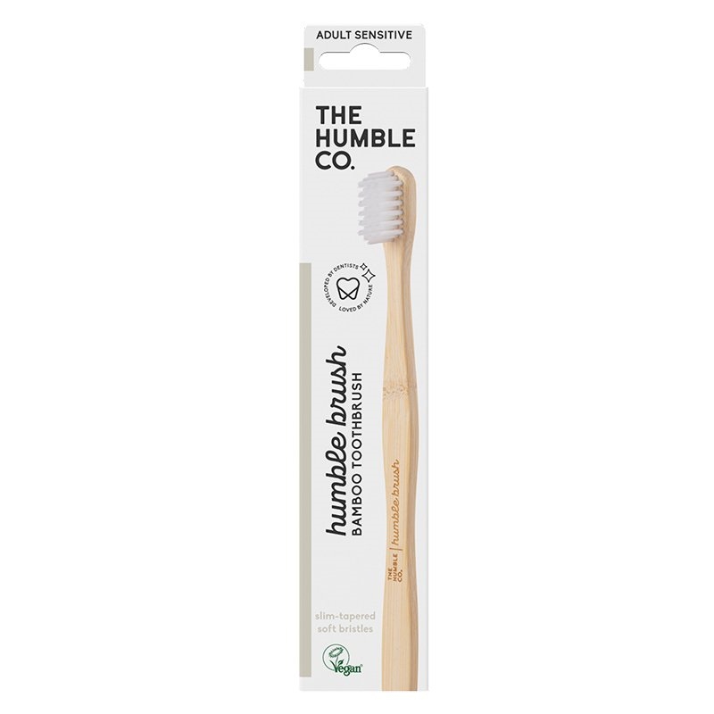 The Humble Co. Bamboo Toothbrush - Sensitive White/Product Detail/Accessories