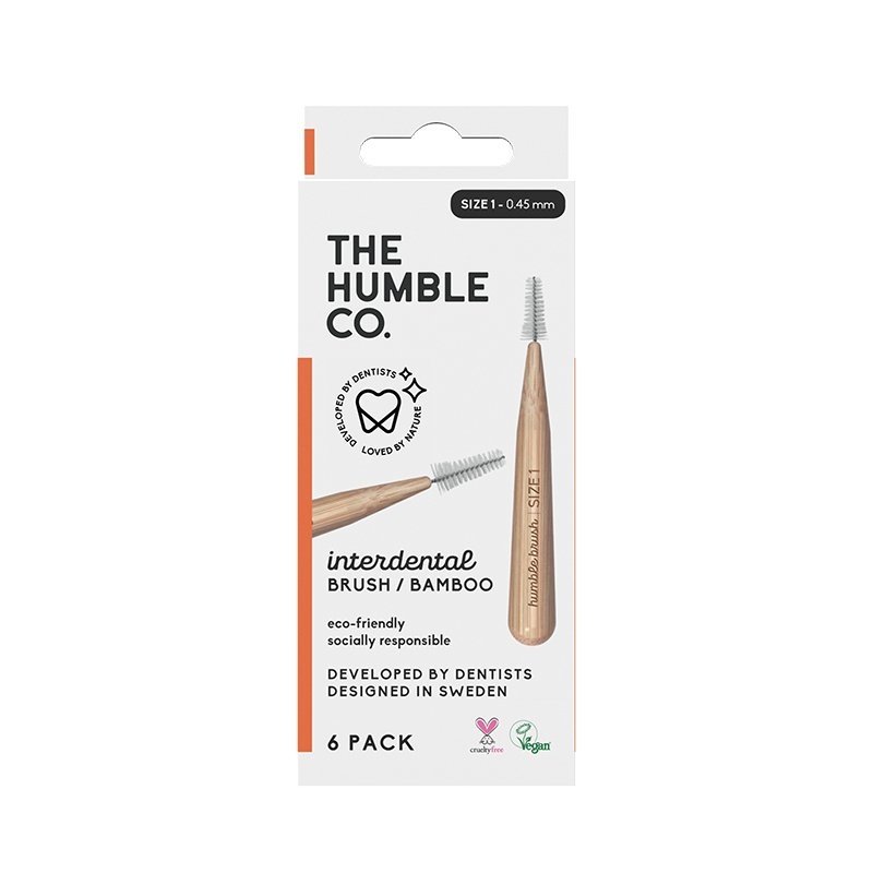 The Humble Co. Bamboo Interdental Brush 6 Pack Size 1/Product Detail/Accessories