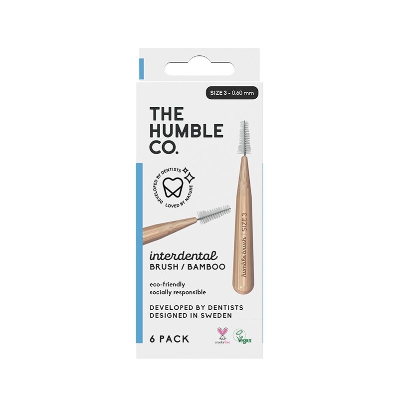 The Humble Co. Bamboo Interdental Brush 6 Pack Size 3/Product Detail/Accessories