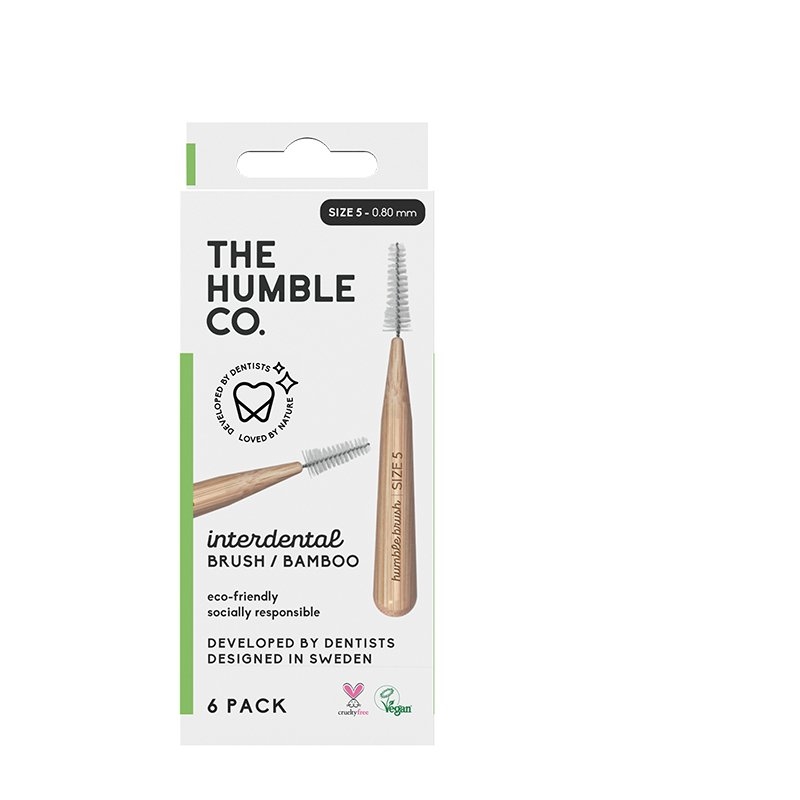 The Humble Co. Bamboo Interdental Brush 6 Pack Size 5/Product Detail/Accessories