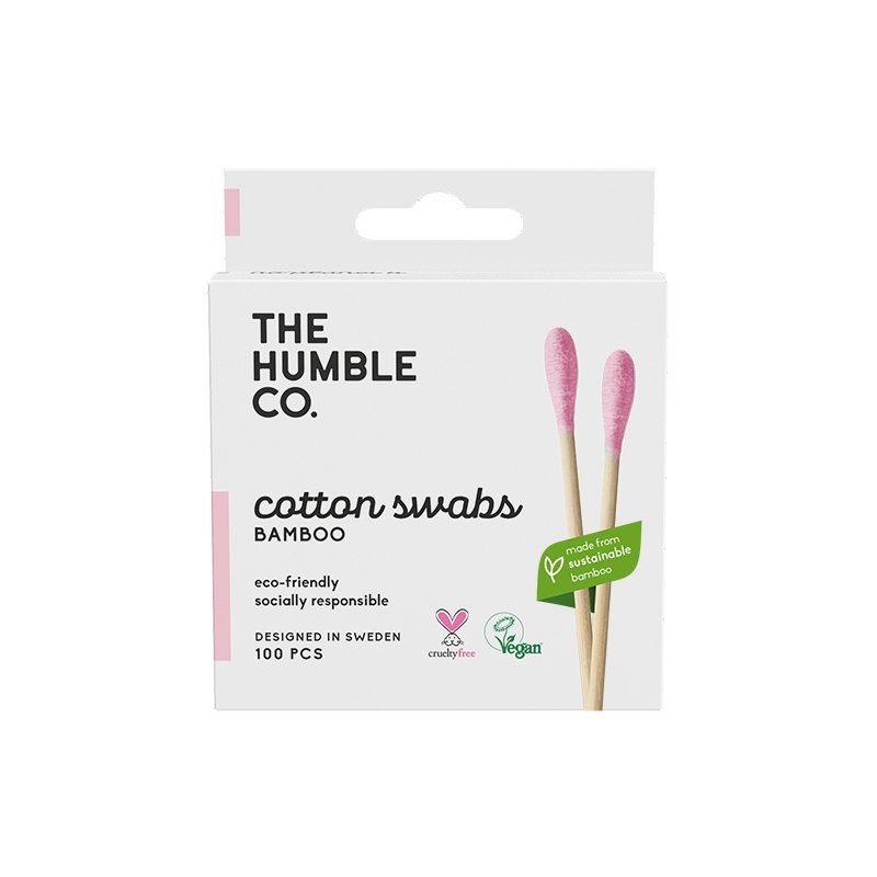 The Humble Co. Cotton Tips 100 Pack Purple/Product Detail/Accessories