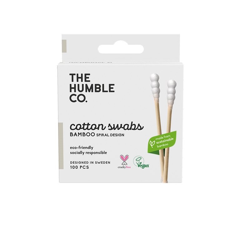 The Humble Co. Cotton Tips 100 Pack White - Spiral/Product Detail/Accessories