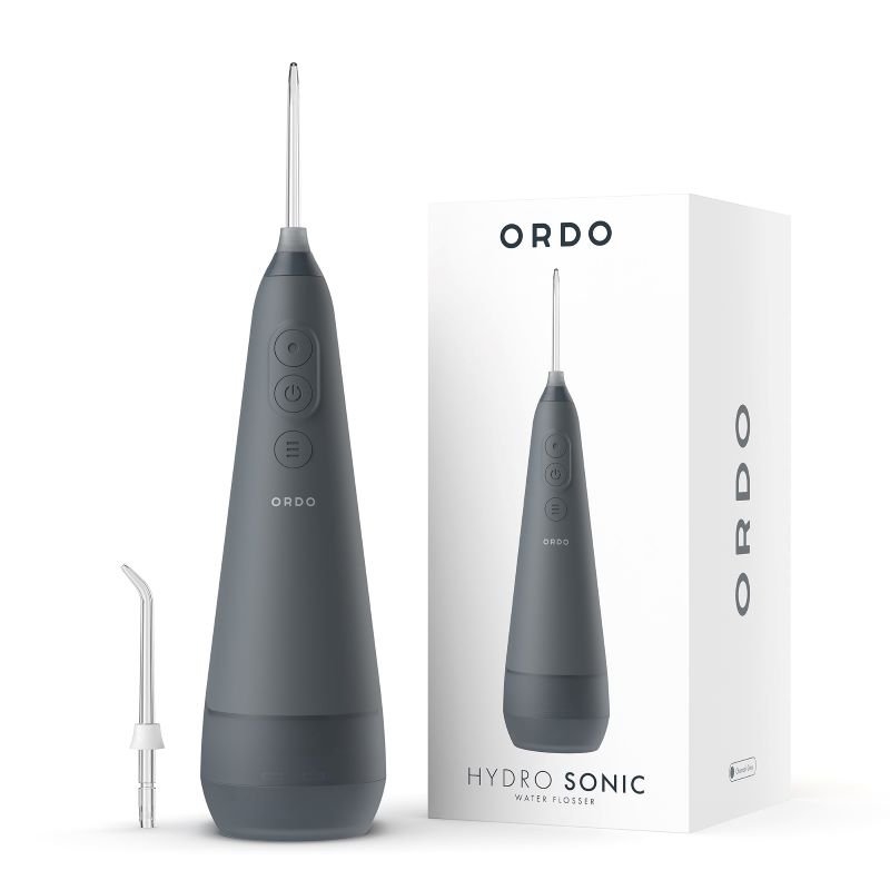 Ordo Hydro Sonic Water Flosser Colour: Charcoal Grey/Product Detail/Accessories