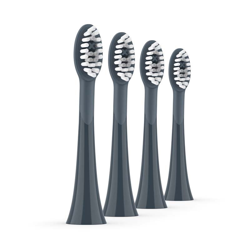 Ordo Sonic Brush Heads 4 Pack Colour: Charcoal Grey/Stone/Product Detail/Accessories