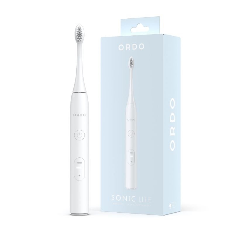 Ordo Sonic Lite Electric Toothbrush Colour: Snow/Product Detail/Accessories
