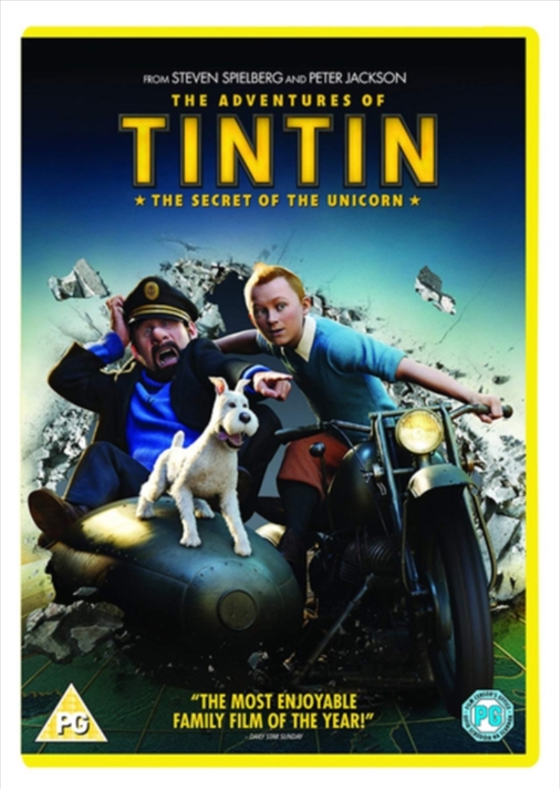 The Adventures Of Tintin - The Secret Of The Unicorn (REGION 2)/Product Detail/Animated