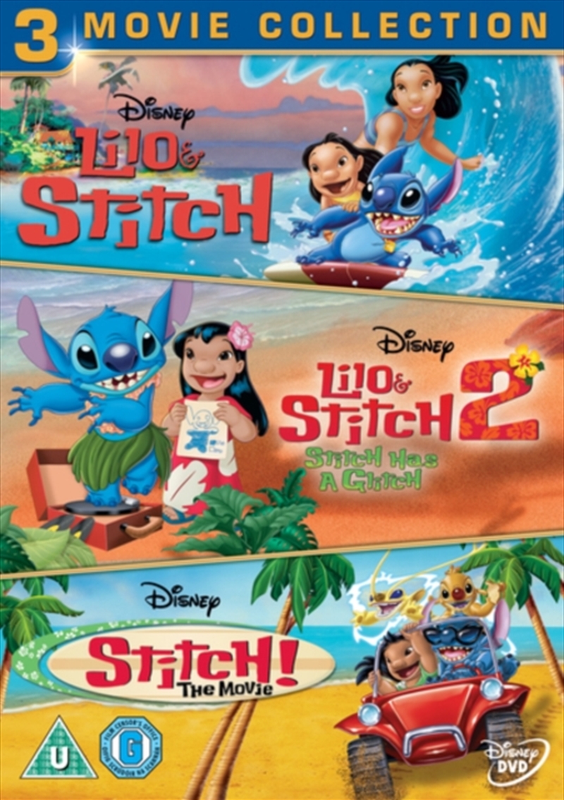 Lilo And Stitch / Lilo And Stitch 2 - Stitch Has A Glitch / Stitch The Movie (REGION 2)/Product Detail/Disney