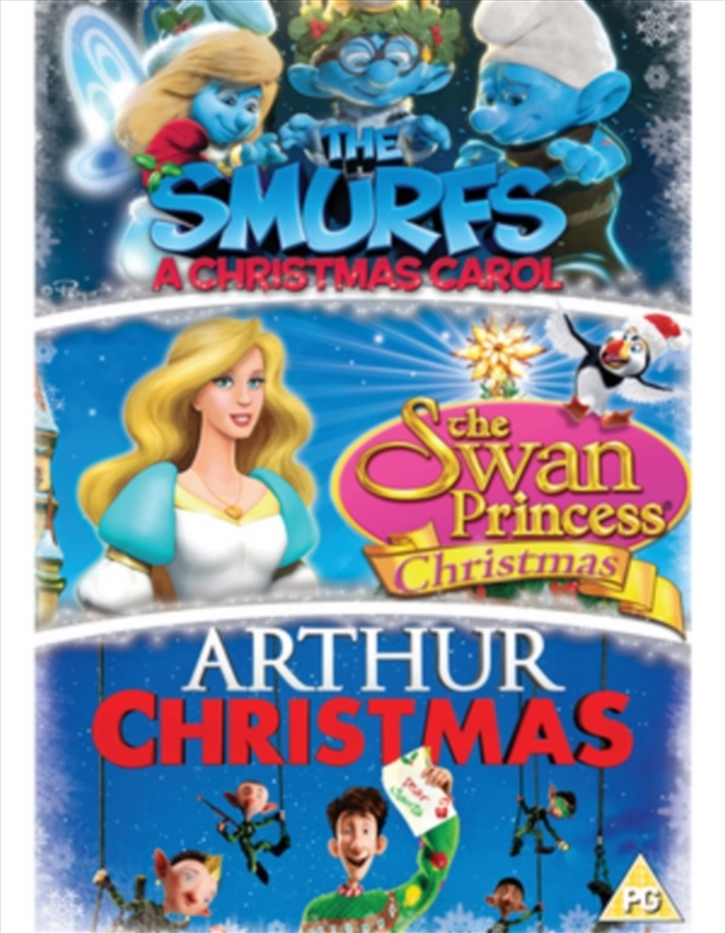 Arthur Christmas / Smurfs Christmas Carol / Swan Princess Christmas (REGION 2)/Product Detail/Animated