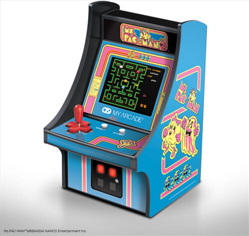 My Arcade MS. Pac-Man Micro Player Retro Arcade Machine - 6 Inch/Product Detail/Consoles & Accessories