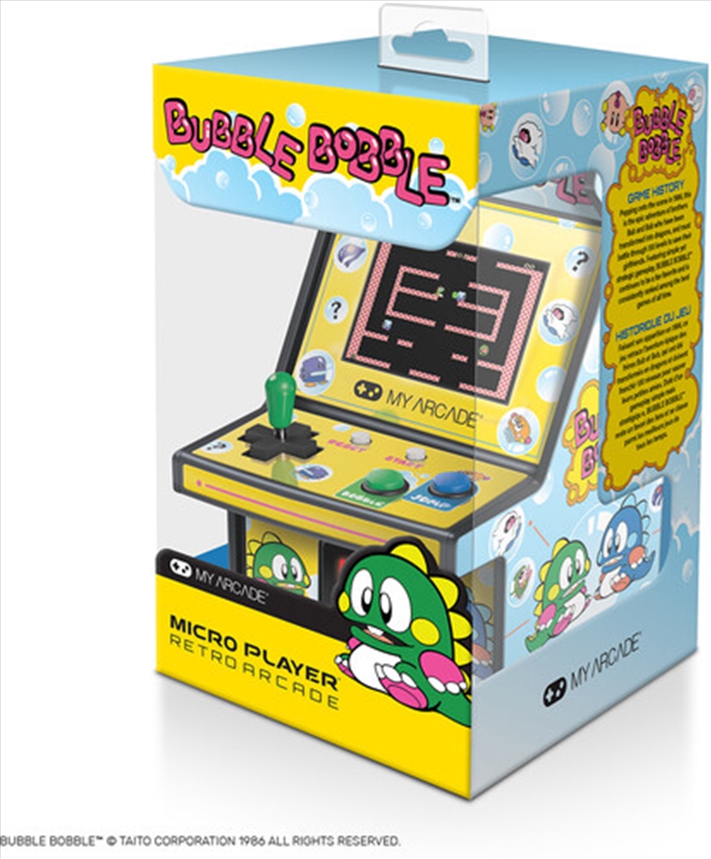 My Arcade Bubble Bobble Micro Player Retro Arcade Machine - 6.75 IN/Product Detail/Consoles & Accessories