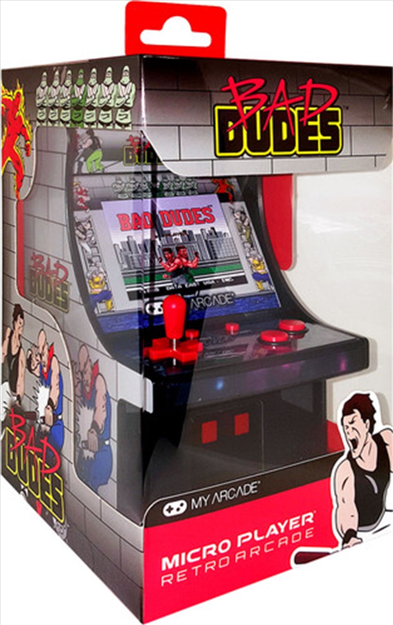 My Arcade Bad Dudes Micro Player Arcade Machine - 6 Inch Collectable/Product Detail/Consoles & Accessories