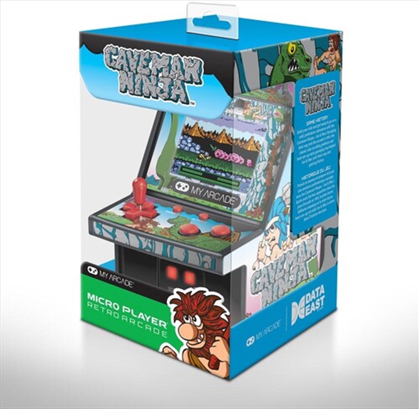 My Arcade Caveman Ninja Micro Player Retro Arcade Machine - 6 Inch/Product Detail/Consoles & Accessories