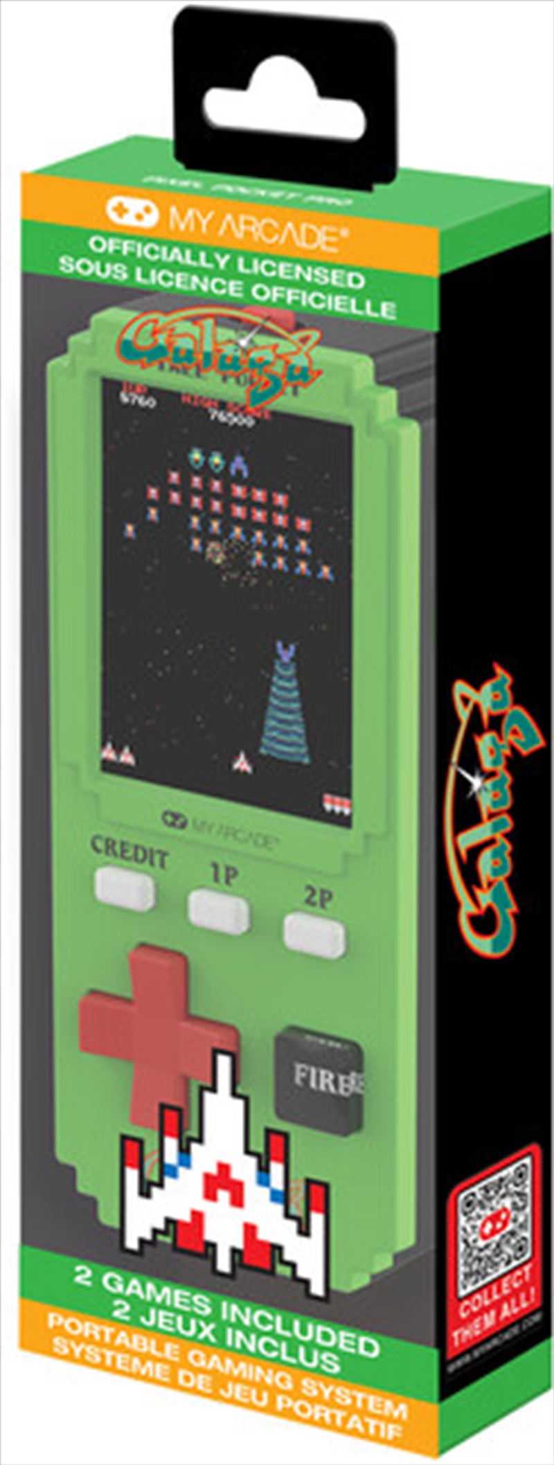 My Arcade Galaga Pixel Pocket Pro Portable Handheld Gaming System/Product Detail/Consoles & Accessories