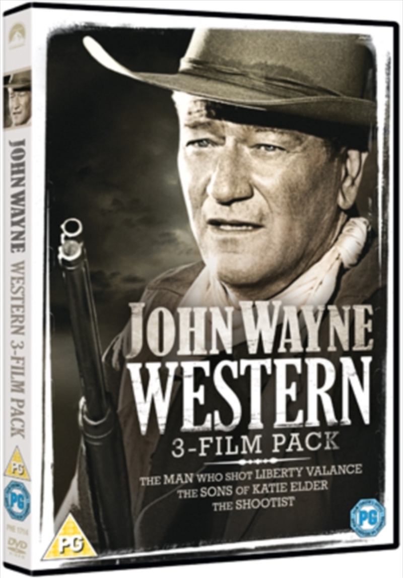 John Wayne - The Shootist / The Man Who Shot Liberty Valance / The Sons Of Katie Elder (REGION 2)/Product Detail/Western