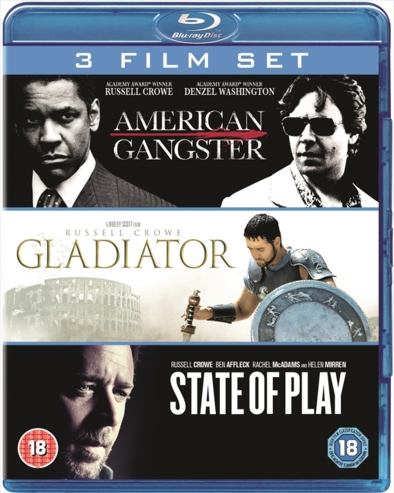 Russell Crowe  - State Of Play / Gladiator / American Gangster/Product Detail/Action