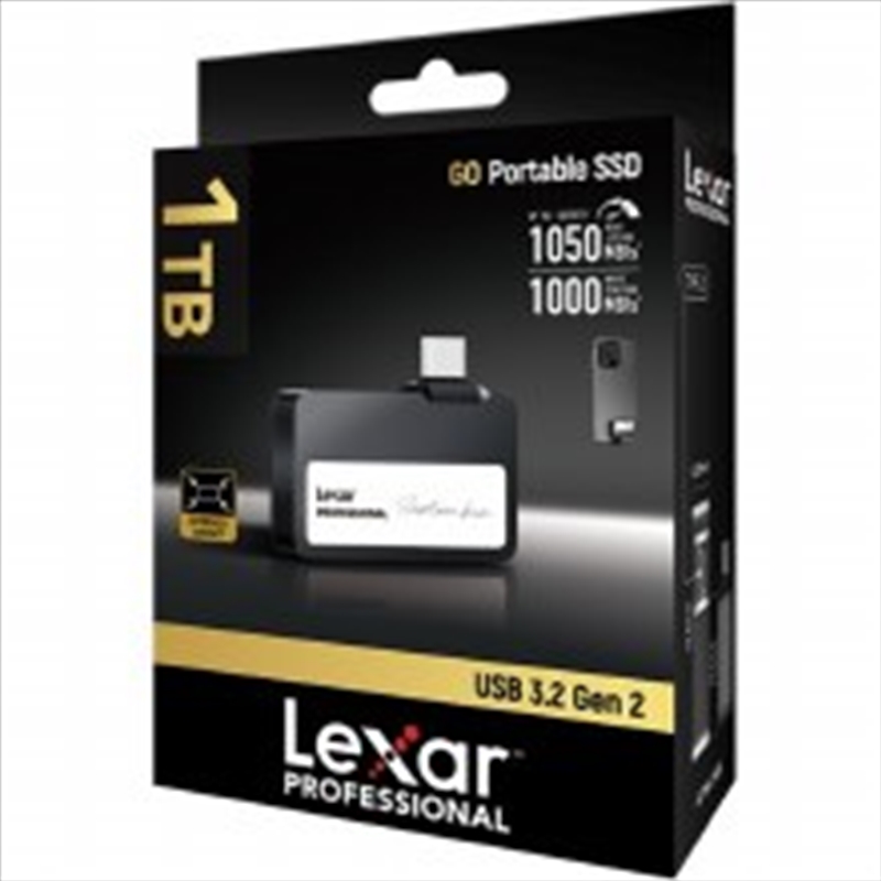 Lexar Professional GO SL400 Portable SSD Capacity: 1TB Black/Product Detail/Electronics
